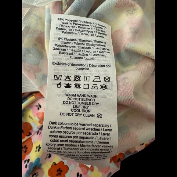 Vero Moda Floral Print Pencil Skirt Small Multi Polyester Blend NWT Stretch Midi - Picture 8 of 11